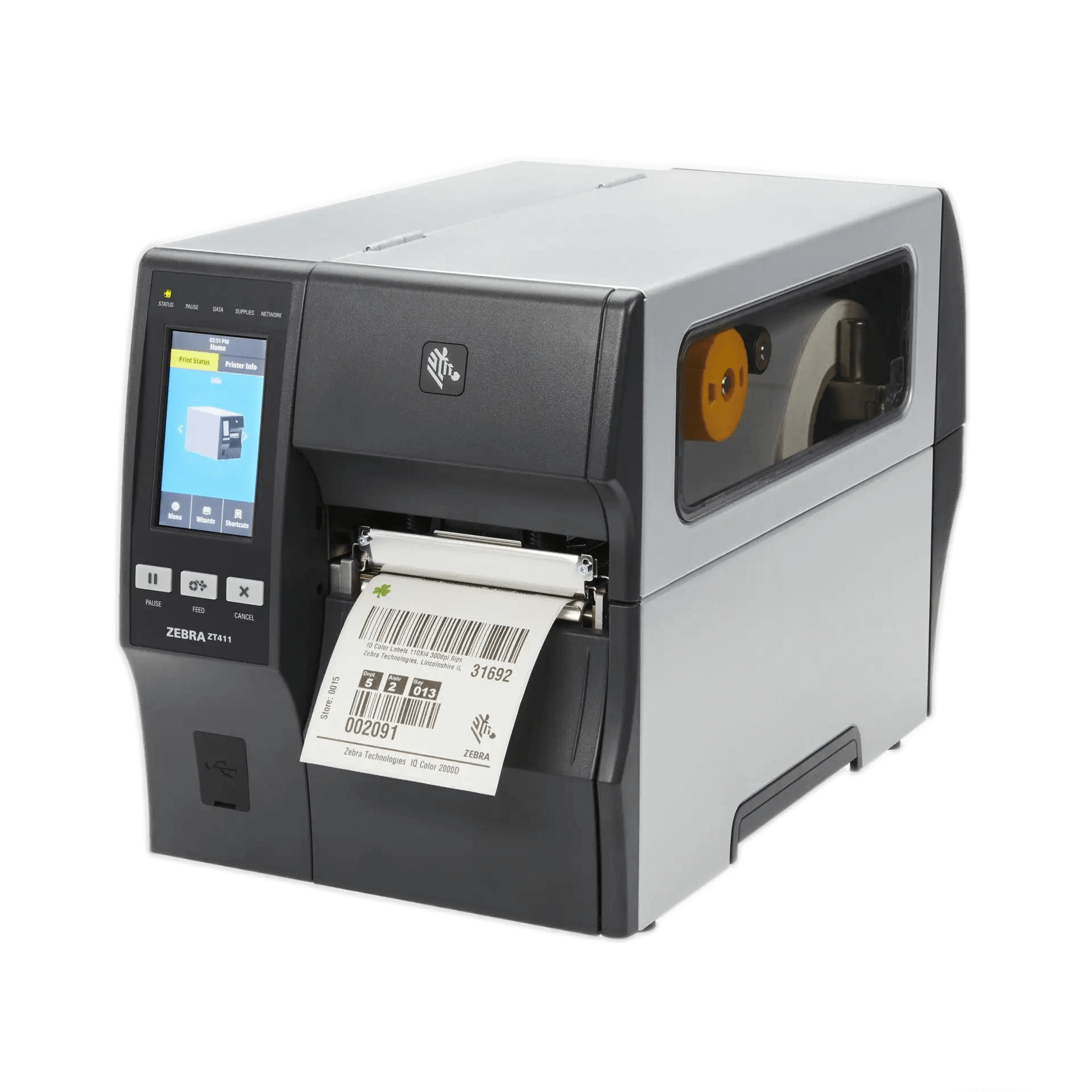 Zebra ZT411 industrial barcode printer